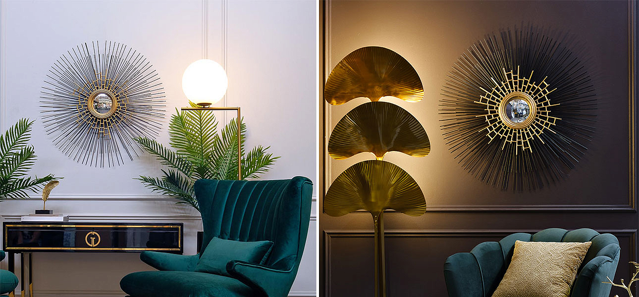 Зеркало настенное Gold Filler Зеркало настенное Gold Filler - Loft-Concept в Барнауле