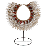Этническое ожерелье из ракушек на подставке Ethnic Necklace Sharp Lacy Shells варинант исполнения - 1 | Loft Concept в Барнауле