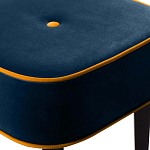 Квадратный мягкий пуф на черных ножках Winton Pouf Square варинант исполнения - 4 | Loft Concept в Барнауле