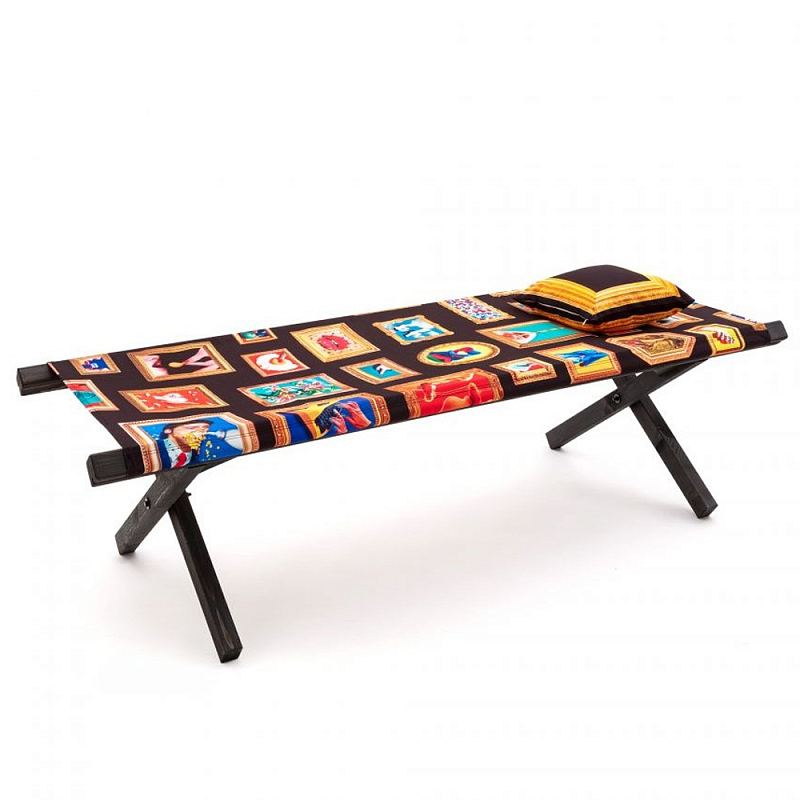 Шезлонг Seletti Poolbed Frames Черный Мульти Шезлонг Seletti Poolbed Frames Черный Мульти в Барнауле | Loft Concept