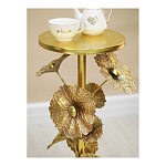 Столик приставной из металла с основанием в виде цветочной композиции Flower Arrangement Table варинант исполнения - 6 | Loft Concept в Барнауле