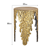 Столик дизайнерский Copper streaks варинант исполнения - 5 | Loft Concept в Барнауле