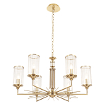 Люстра с 6-ю цилиндрическими стеклянными плафонами Jeanette варинант исполнения - 3 | Loft Concept в Барнауле