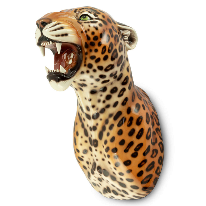 Аксессуар на стену Леопард Abhika LEOPARD HEAD HANGING Коричневый Аксессуар на стену Леопард Abhika LEOPARD HEAD HANGING Коричневый в Барнауле | Loft Concept