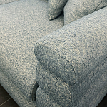 Дизайнерский Диван Lancaster Серо-голубое букле варинант исполнения - 1 | Loft Concept в Барнауле