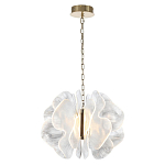 Люстра с крупными рельефным декором в виде лепестков 60 см Ethereal Bloom варинант исполнения - 3 | Loft Concept в Барнауле