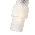 Подвесной светильник со стеклянным рифленым плафоном цилиндрической формы Eliara 13 варинант исполнения - 8 | Loft Concept в Барнауле