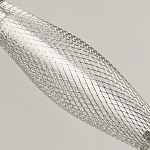 Люстра круглая каскадня с 5-ю плафонами из металлической сетки Mesh Lampshade Lighting варинант исполнения - 7 | Loft Concept в Барнауле