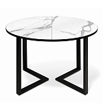 Стол обеденный раздвижной со столешницей белый мрамор Magali варинант исполнения - 2 | Loft Concept в Барнауле