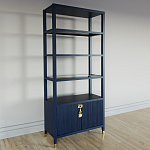 Стеллаж со стеклянными полками Elsa Dreams Blue варинант исполнения - 1 | Loft Concept в Барнауле