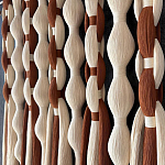 Дизайнерский Декор на стену с кисточками из хлопковых нитей wall panel Thread brushes варинант исполнения - 2 | Loft Concept в Барнауле