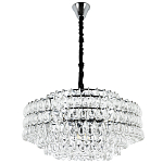 Люстра с хрустальными подвесками в виде капель Antoine Crystal Drops Chrome Chandelier 16 варинант исполнения - 2 | Loft Concept в Барнауле