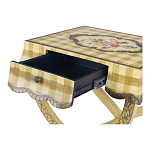 Приставной столик с ящиком в стиле ретро Vintage Rustic Tablecloth варинант исполнения - 3 | Loft Concept в Барнауле
