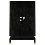 Платяной шкаф Elsa Dreams Black с 2-мя фасадами варинант исполнения - 5 | Loft Concept в Барнауле