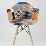 Стул с обивкой в стиле Patchwork варинант исполнения - 2 | Loft Concept в Барнауле