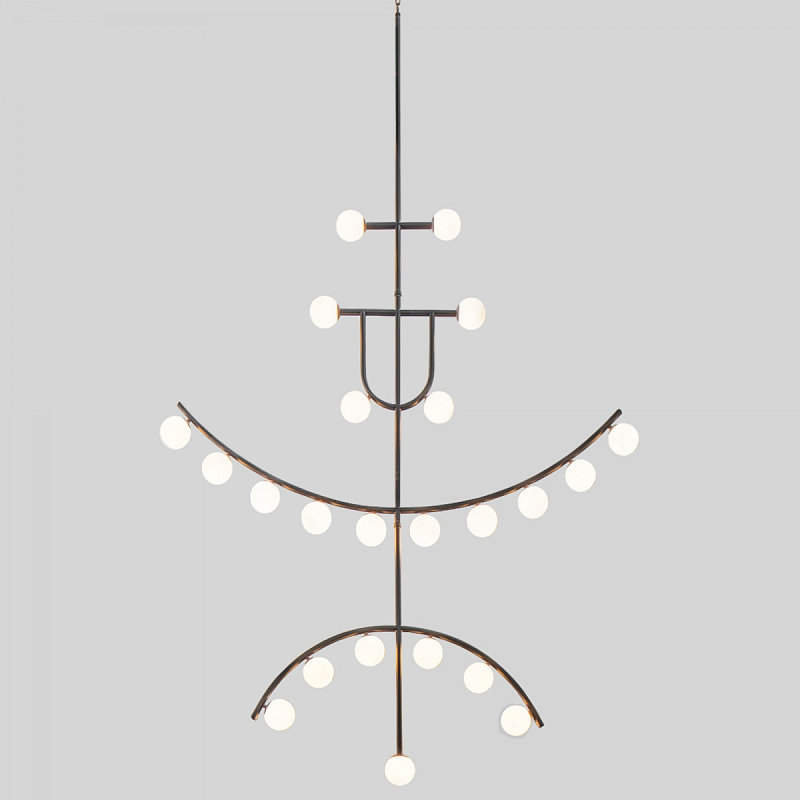 Люстра Fritz Hansen Chahdelier Черный Белый Люстра Fritz Hansen Chahdelier Черный Белый в Барнауле | Loft Concept