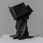 Скульптура «Окаменелый рост», Черный объект варинант исполнения - 1 | Loft Concept в Барнауле