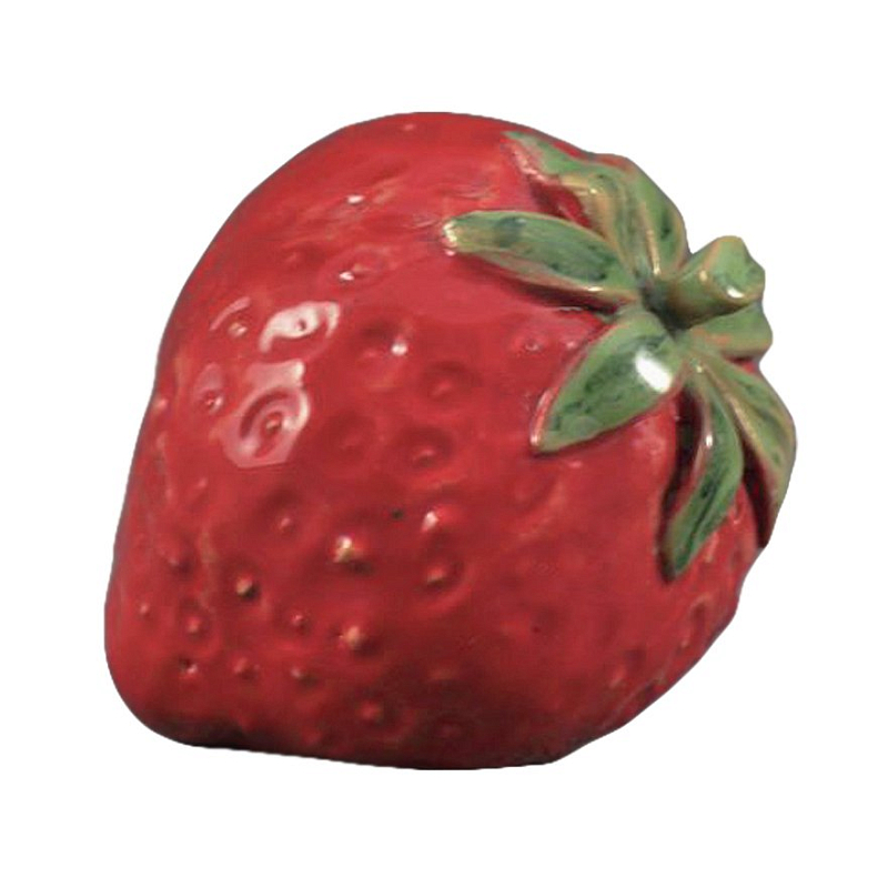 Статуэтка Porcelain Strawberries Красный Зеленый Статуэтка Porcelain Strawberries Красный Зеленый в Барнауле | Loft Concept