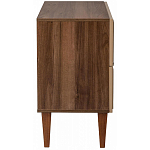 Тумба прикроватная бежевая из массива бука с 2-мя ящиками Wenge Light варинант исполнения - 3 | Loft Concept в Барнауле