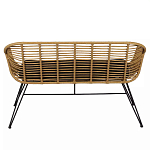 Кушетка плетеная из ротанга Wicker Сouch варинант исполнения - 2 | Loft Concept в Барнауле