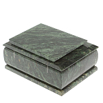 Шкатулка с зеркалом из натурального камня змеевик Stone Casket варинант исполнения - 5 | Loft Concept в Барнауле