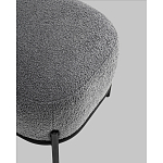 Пуф Стоун букле Fluffy темно-серый варинант исполнения - 3 | Loft Concept в Барнауле