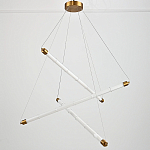 Светодиодная люстра Trumpet Tube Brass  варинант исполнения - 4 | Loft Concept в Барнауле