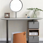 Консоль с зеркалом и  3-мя вращающимися ящиками Eloida варинант исполнения - 3 | Loft Concept в Барнауле