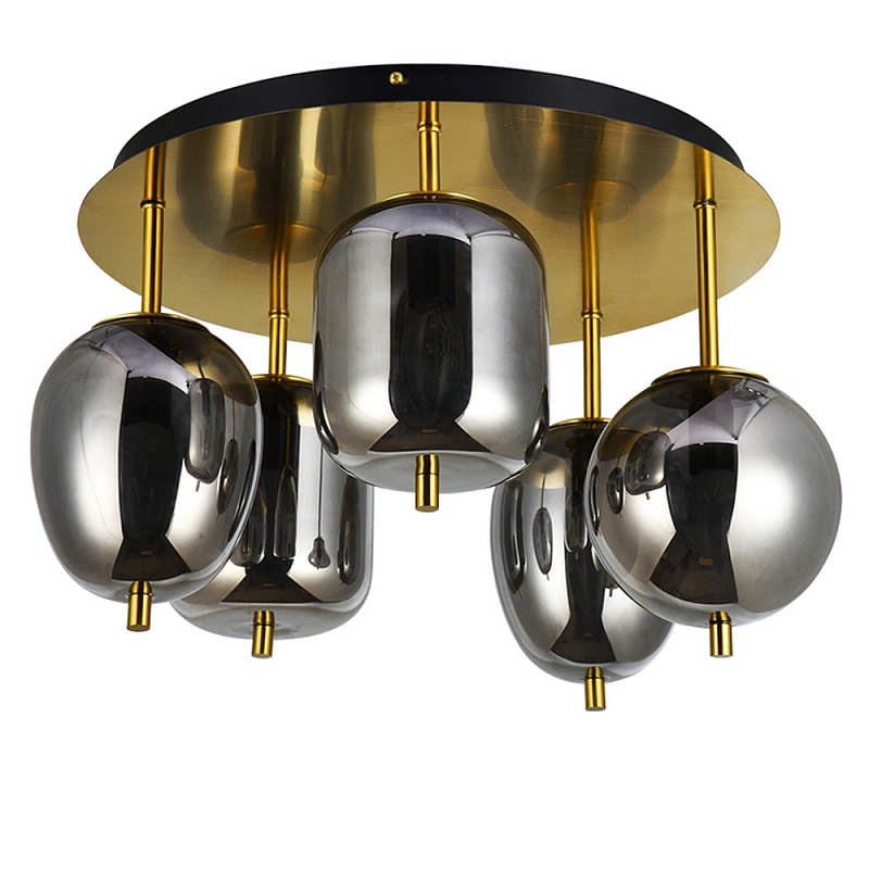 Потолочная люстра Lamp Phenix Серый Медь Потолочная люстра Lamp Phenix Серый Медь в Барнауле | Loft Concept