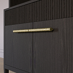 Стеллаж Primo с ящиками Темный орех варинант исполнения - 5 | Loft Concept в Барнауле