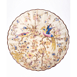 Чаша с цветочным орнаментом на ножке в виде бронзового ангела Eden Garden варинант исполнения - 4 | Loft Concept в Барнауле