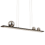 Светодиодная линейная люстра IONA Сhandelier black 103 варинант исполнения - 1 | Loft Concept в Барнауле