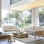 Кресло с каркасом из массива дуба Gallin Chair Boucle варинант исполнения - 8 | Loft Concept в Барнауле