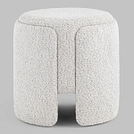 Дизайнерский Пуф Букле Poof Alice Light Gray Boucle  варинант исполнения - 2 | Loft Concept в Барнауле