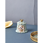 Шкатулка голубого цвета с рисунком и состаренным эффектом Eden Garden варинант исполнения - 7 | Loft Concept в Барнауле