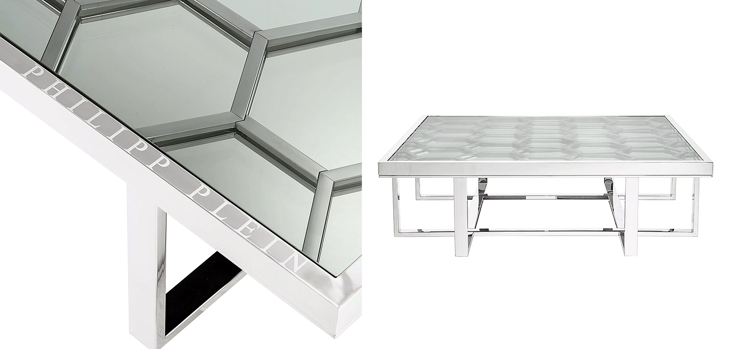 Кофейный стол Philipp Plein Coffee Table Skeleton Chrome Кофейный стол Philipp Plein Coffee Table Skeleton Chrome - Loft-Concept в Барнауле