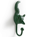 Настенный крючок лиса Fox Wall Hook Green варинант исполнения - 2 | Loft Concept в Барнауле