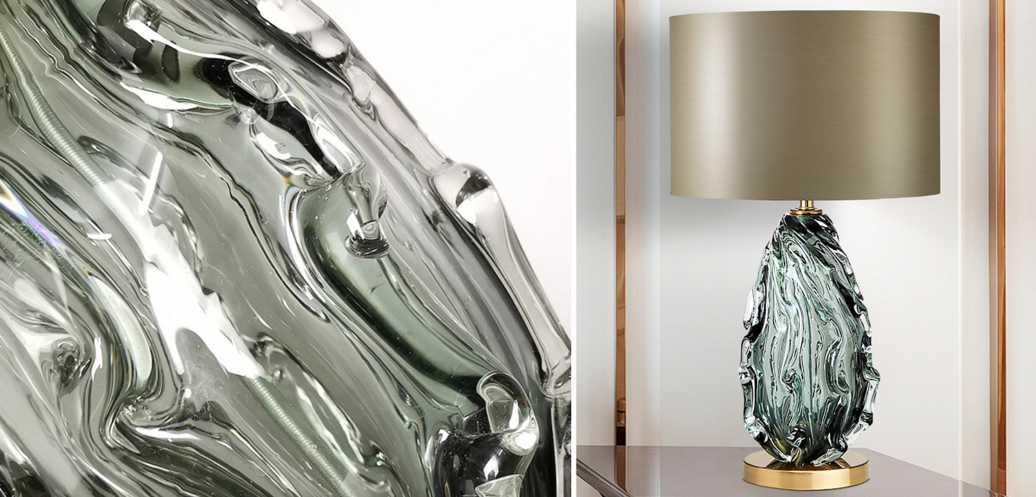 Настольная лампа Boivin Glass Table Lamp Настольная лампа Boivin Glass Table Lamp - Loft-Concept в Барнауле
