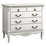 Комод белый из массива бука в стиле прованс White Provence варинант исполнения - 3 | Loft Concept в Барнауле