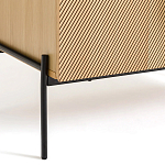 Шкаф с геометрическим рисунком на дверцах Anders Light Wood варинант исполнения - 6 | Loft Concept в Барнауле