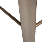 Стул барный светло-серый из экокожи Spectacular High Bar Stool варинант исполнения - 6 | Loft Concept в Барнауле