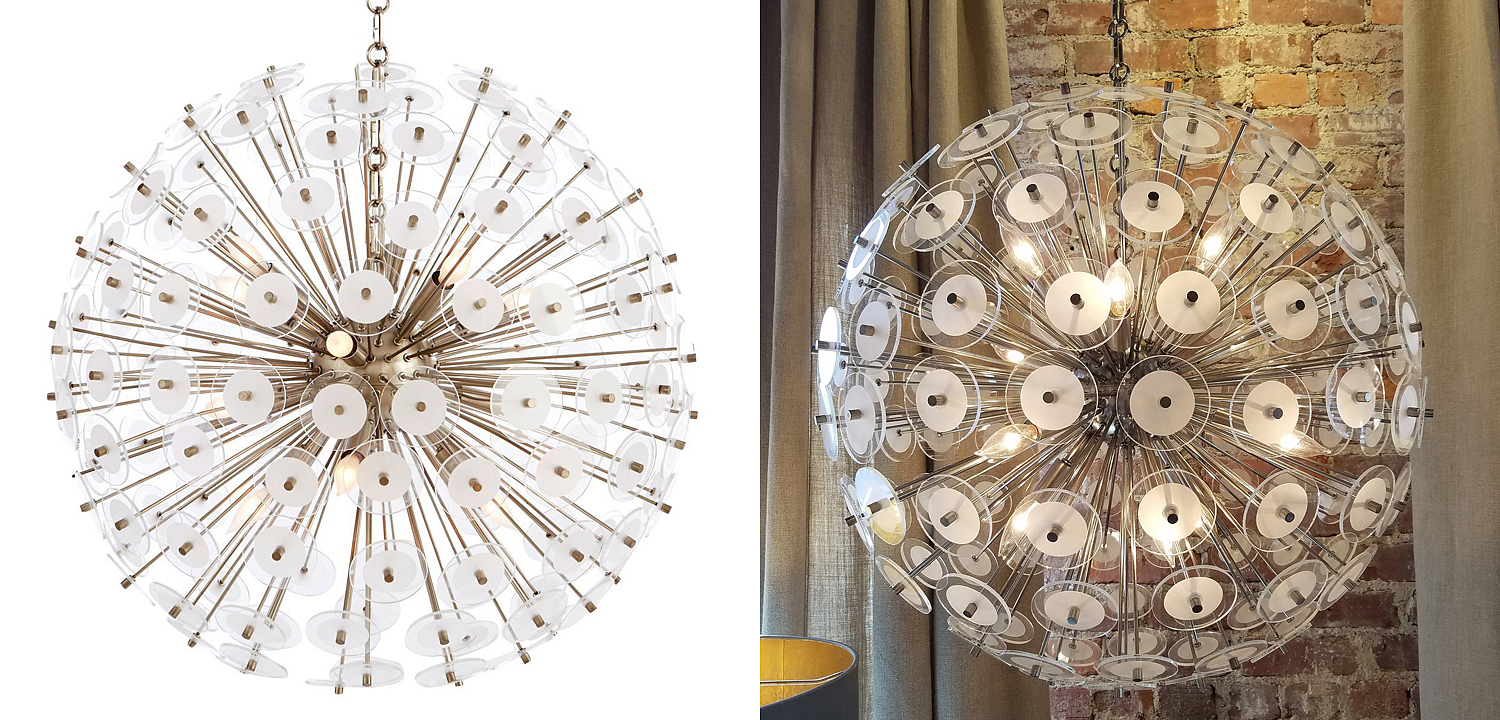 Люстра White Disco Glass Sputnik Chandelier 56 Люстра White Disco Glass Sputnik Chandelier 56 - Loft-Concept в Барнауле