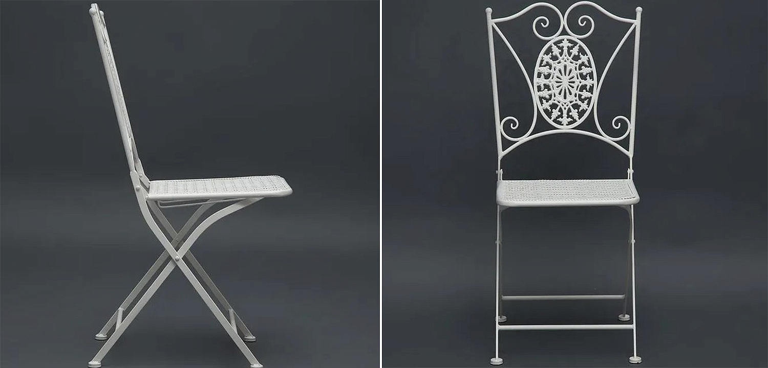 Стул Forged Patterns Eline White Стул Forged Patterns Eline White - Loft-Concept в Барнауле