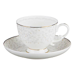 Чайный сервиз белого цвета из фарфора на 6 персон 15 предметов Floral Charm варинант исполнения - 1 | Loft Concept в Барнауле