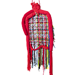 Настенный ковер разноцветный из одежды Heart варинант исполнения - 2 | Loft Concept в Барнауле