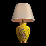 Настольная лампа желтая с изображением птиц Slip Away варинант исполнения - 10 | Loft Concept в Барнауле