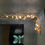 Потолочный светильник с настенным креплением в виде дерева Escape of Light варинант исполнения - 1 | Loft Concept в Барнауле