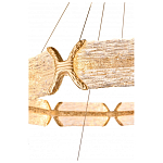 Люстра с 2-мя кольцами с текстурным природным рисунком IceFlame варинант исполнения - 4 | Loft Concept в Барнауле