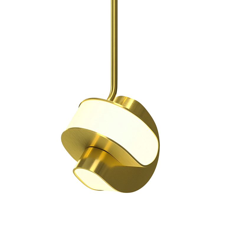Подвесной светильник в цвете Латунь Levix Латунь сатинированная в Барнауле | Loft Concept 
