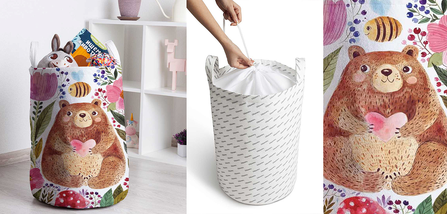 Корзина Love Bear Basket Корзина Love Bear Basket - Loft-Concept в Барнауле